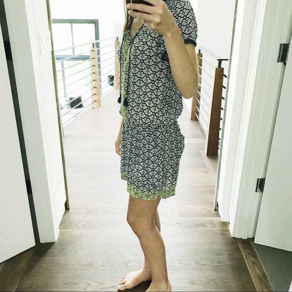 Anthropologie Embroidered Patterned Romper - Picture 2 of 3